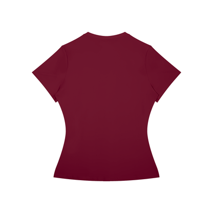 Floral PouchDyes logo Women’s Slim Fit