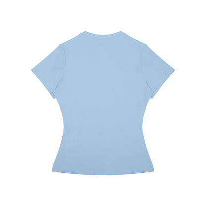 Floral PouchDyes logo Women’s Slim Fit