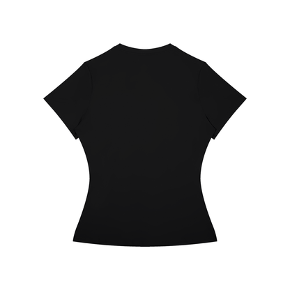 Floral PouchDyes logo Women’s Slim Fit