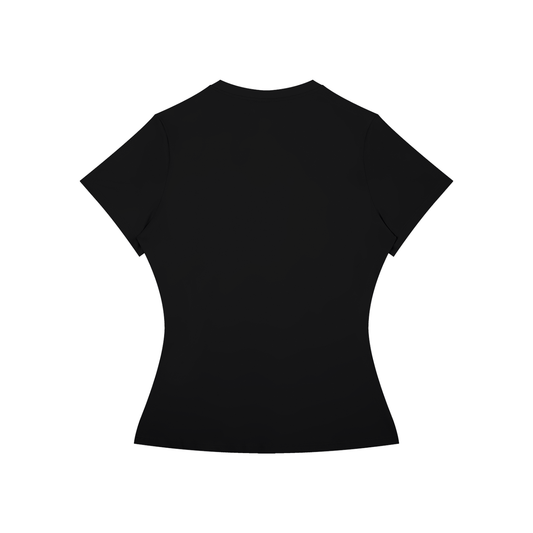 Floral PouchDyes logo Women’s Slim Fit