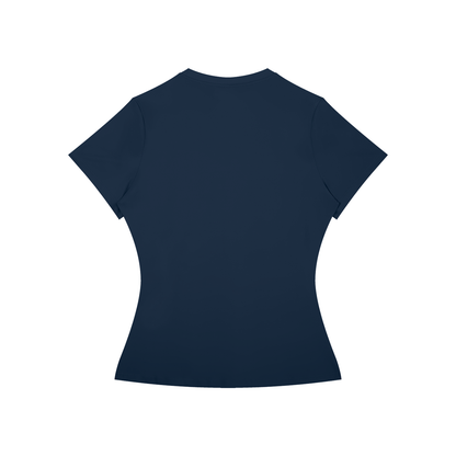Floral PouchDyes logo Women’s Slim Fit