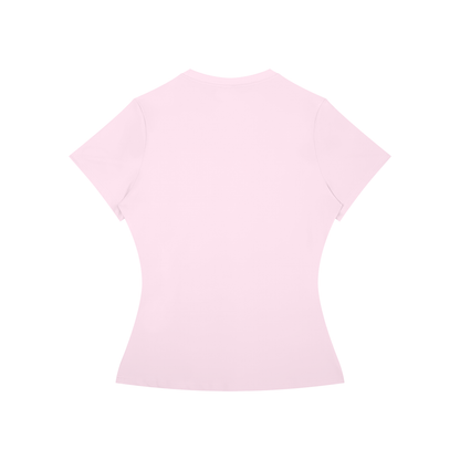 Floral PouchDyes logo Women’s Slim Fit