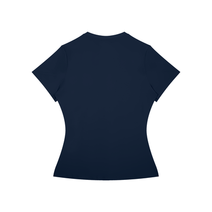 Floral PouchDyes logo Women’s Slim Fit