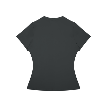 Floral PouchDyes logo Women’s Slim Fit