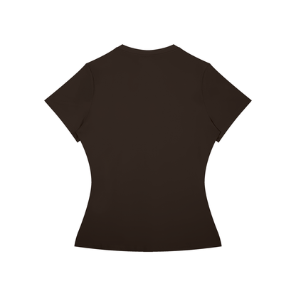 Floral PouchDyes logo Women’s Slim Fit
