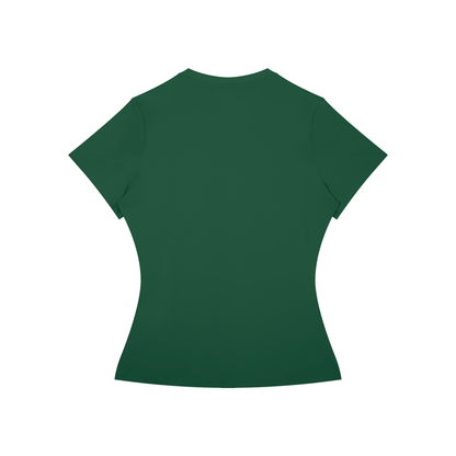Floral PouchDyes logo Women’s Slim Fit